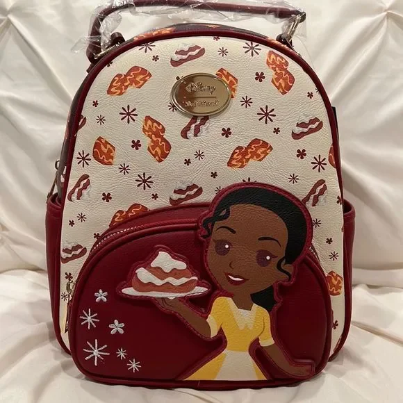 Our Universe X Disney Princess and the frog Tiana and beignets mini backpack New Princess and the Frog Loungefly bags arrive just in time  main image 4